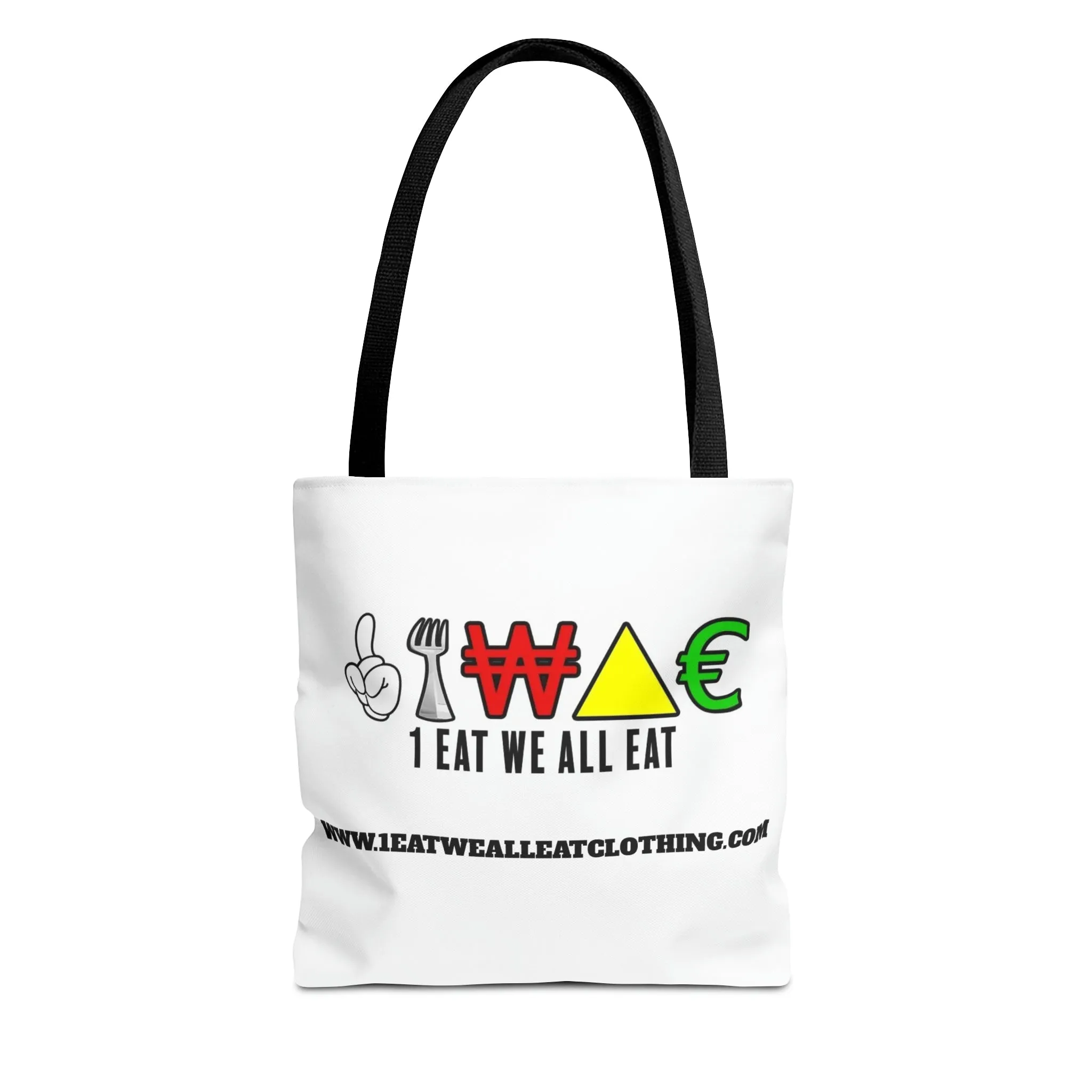 1 Eat We All Eat Unisex Tote Bag (AOP)