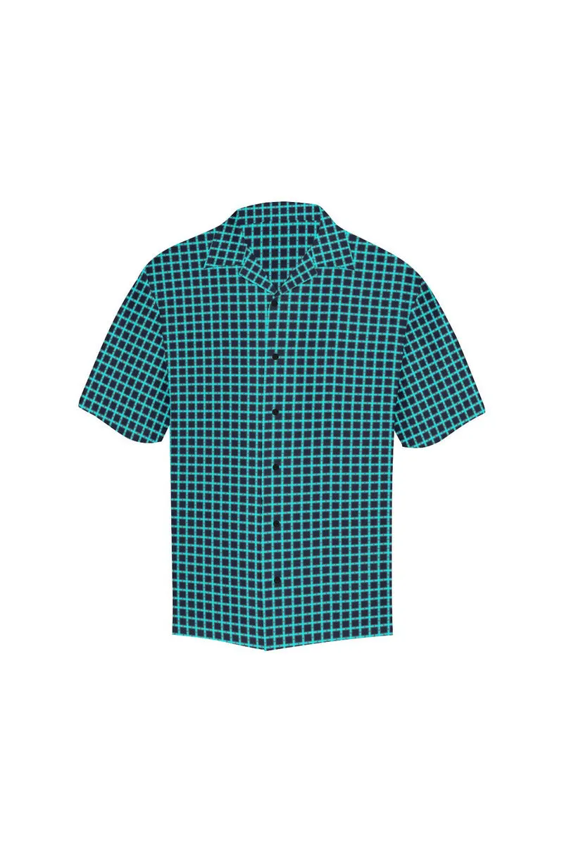 Aqua Matrix Hawaiian Shirt