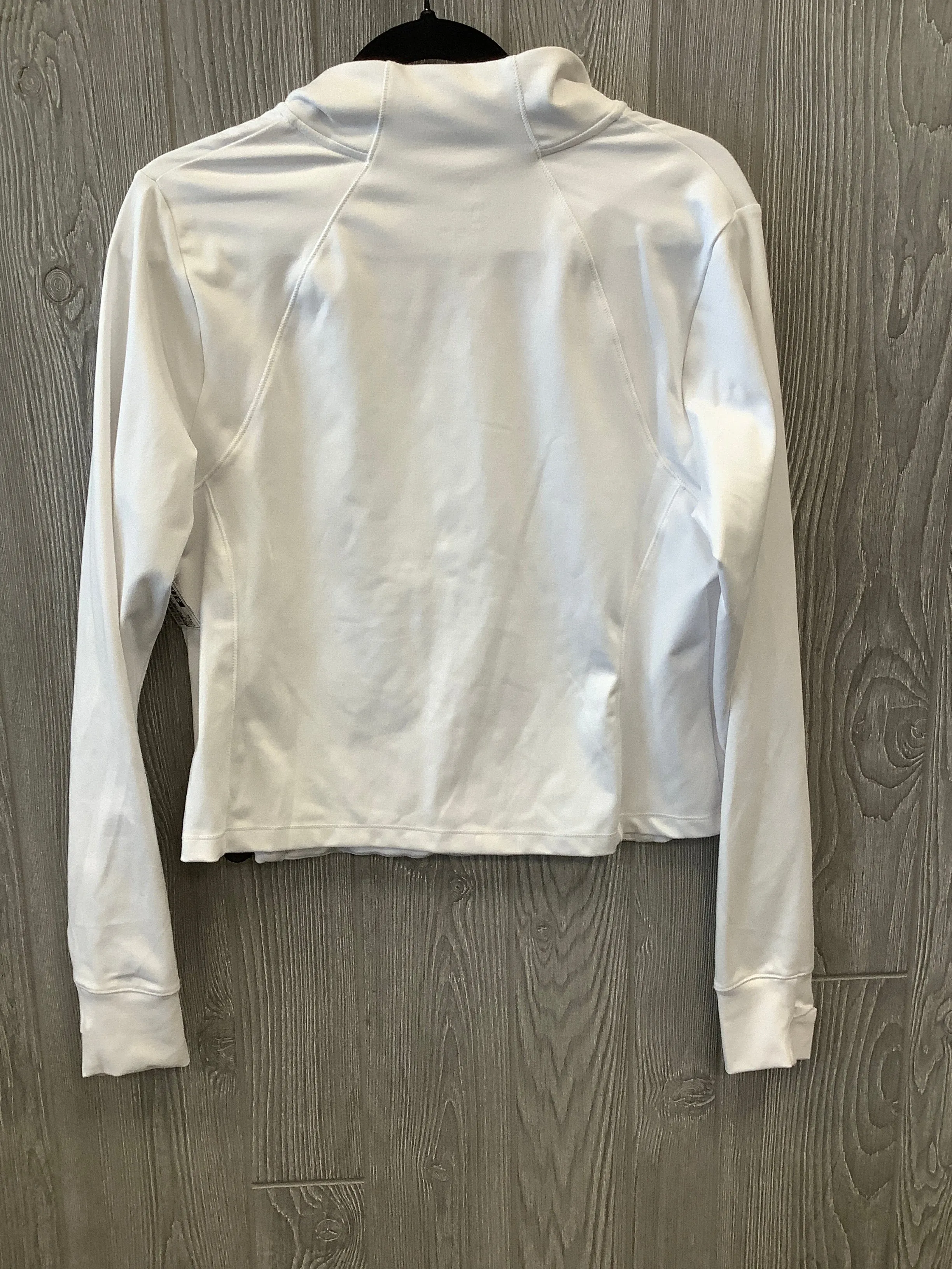 Athletic Top Long Sleeve Collar By All In Motion In White, Size: Xxl