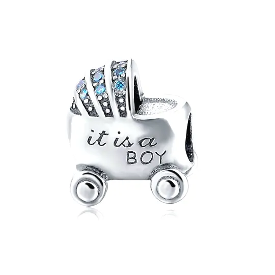 Baby Boy Bassinet Charm