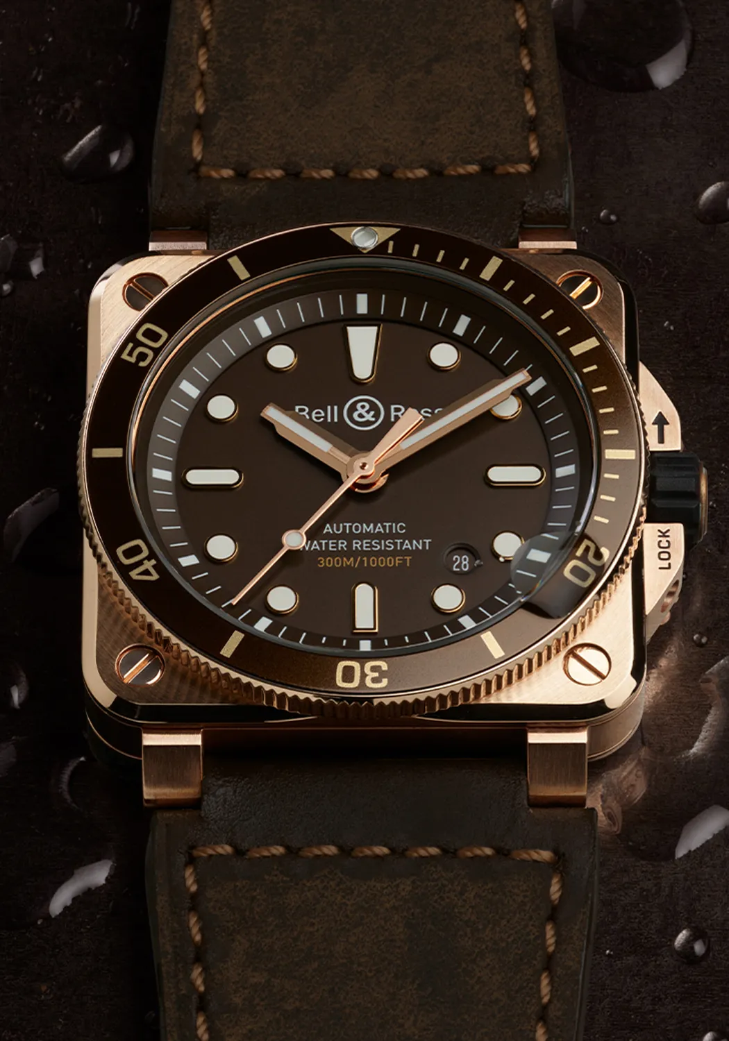 Bell & Ross BR 03-92 Diver Brown Bronze | Strap | LE999