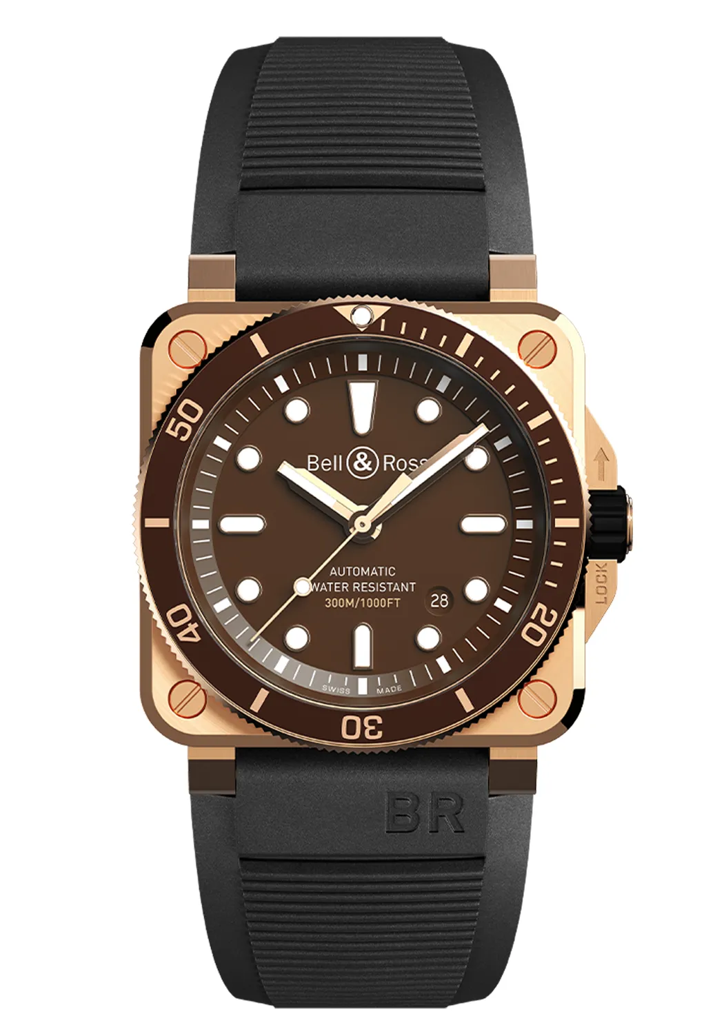 Bell & Ross BR 03-92 Diver Brown Bronze | Strap | LE999