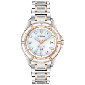 Bulova Women's Marine Star Two Tone Watch