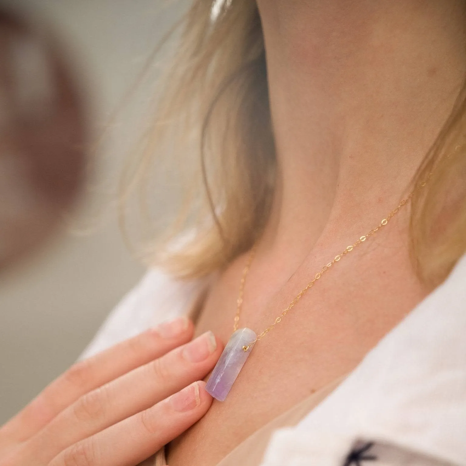 Courage Amethyst Necklace