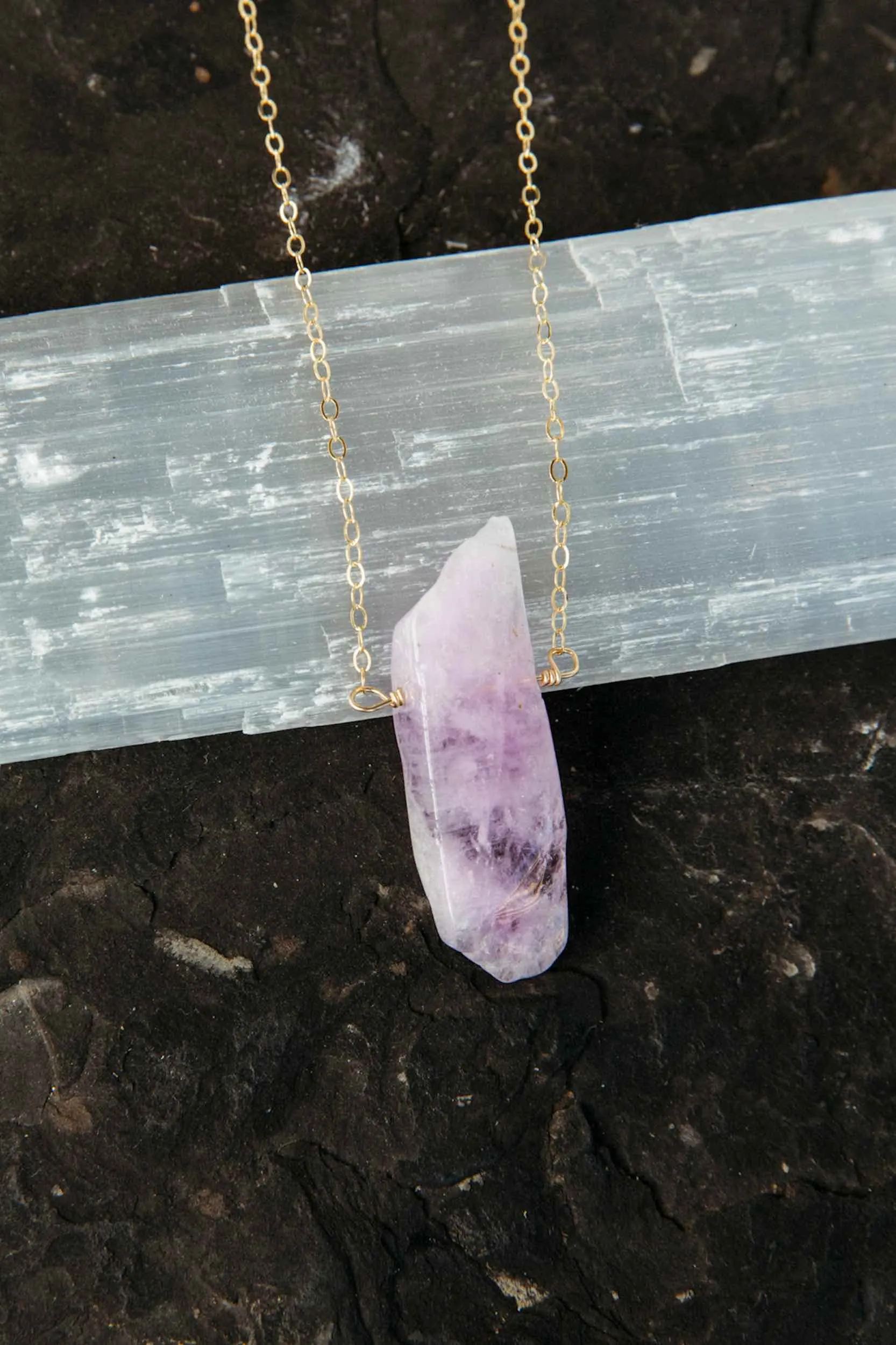 Courage Amethyst Necklace