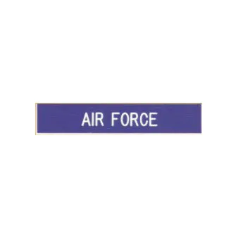 Engraved Plastic Name Plate - U.S. Air Force