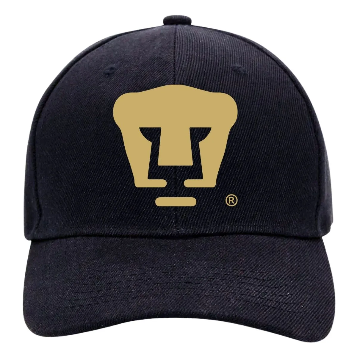 Gorra Ajustable Unisex Pumas UNAM Logo Dorado Vinil