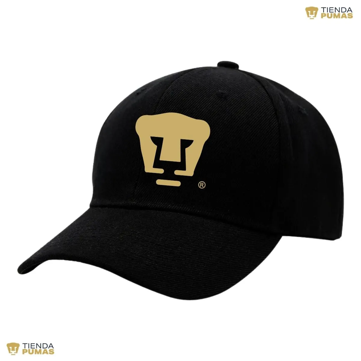 Gorra Ajustable Unisex Pumas UNAM Logo Dorado Vinil