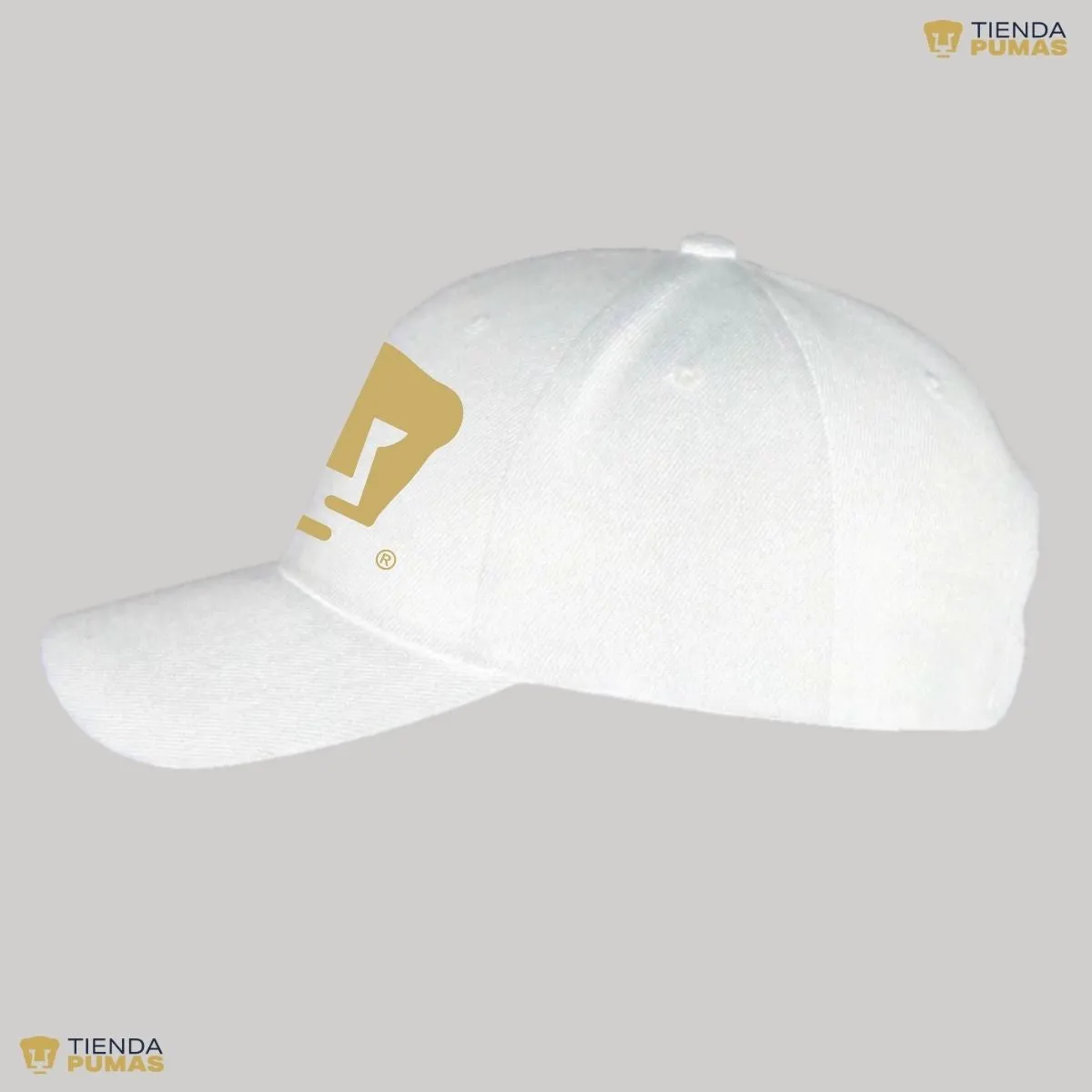 Gorra Ajustable Unisex Pumas UNAM Logo Dorado Vinil