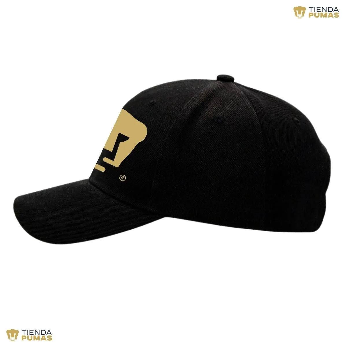 Gorra Ajustable Unisex Pumas UNAM Logo Dorado Vinil