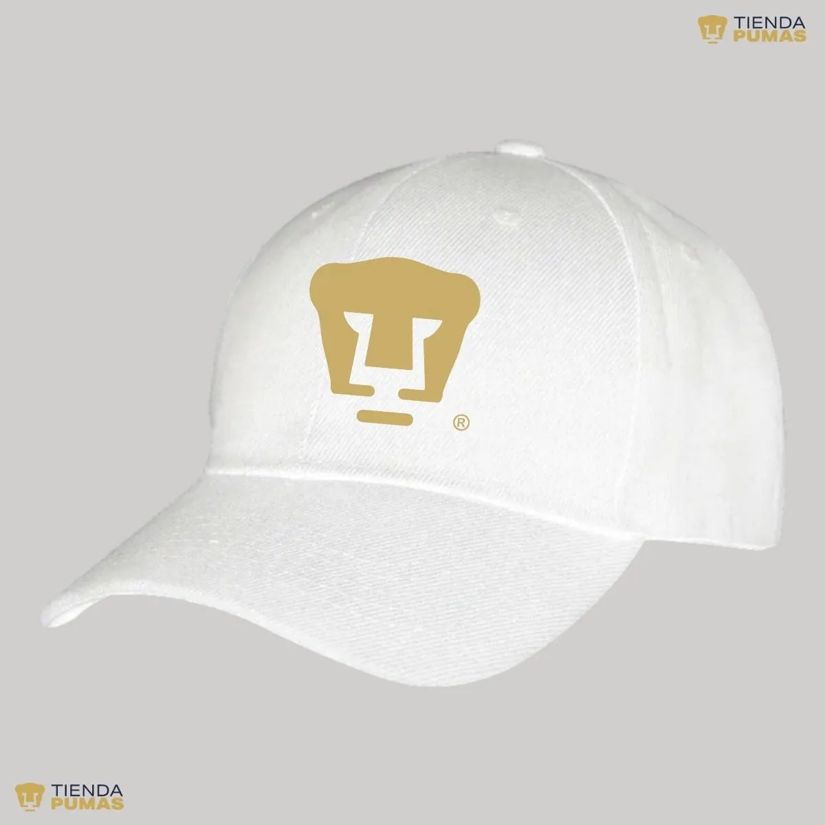 Gorra Ajustable Unisex Pumas UNAM Logo Dorado Vinil