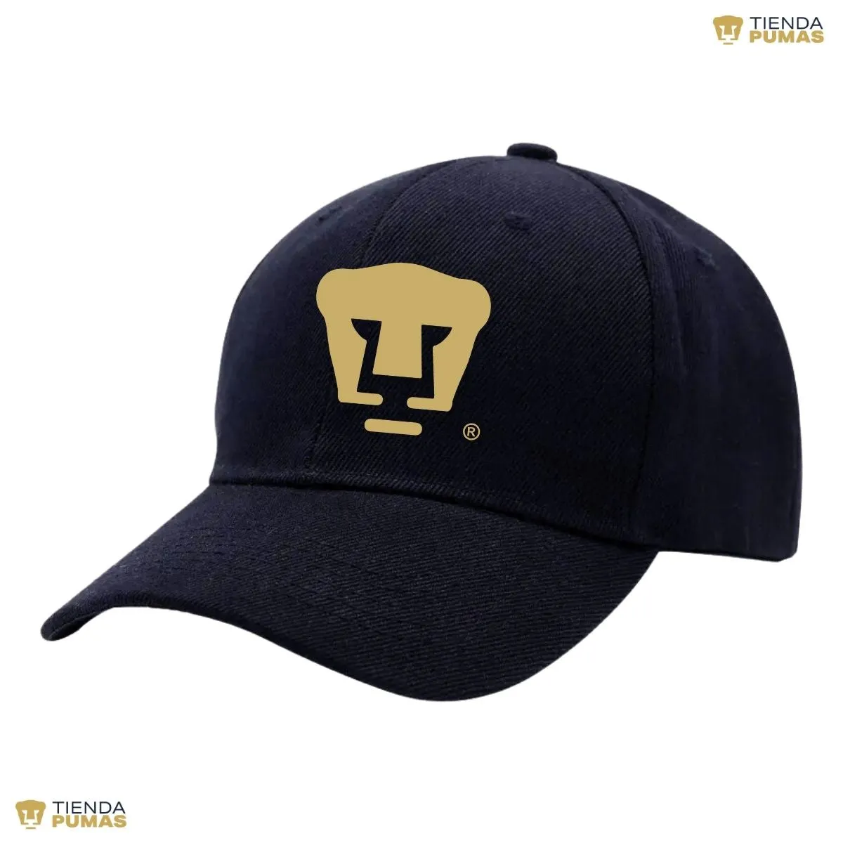 Gorra Ajustable Unisex Pumas UNAM Logo Dorado Vinil