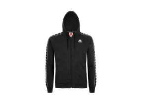 KAPPA 222 Banda Zamin Unisex Felpa Cappuccio Black 3031110989