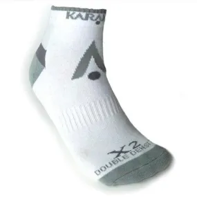 Karakal X2 Technical Trainer Sock [White/Grey or White/Black]