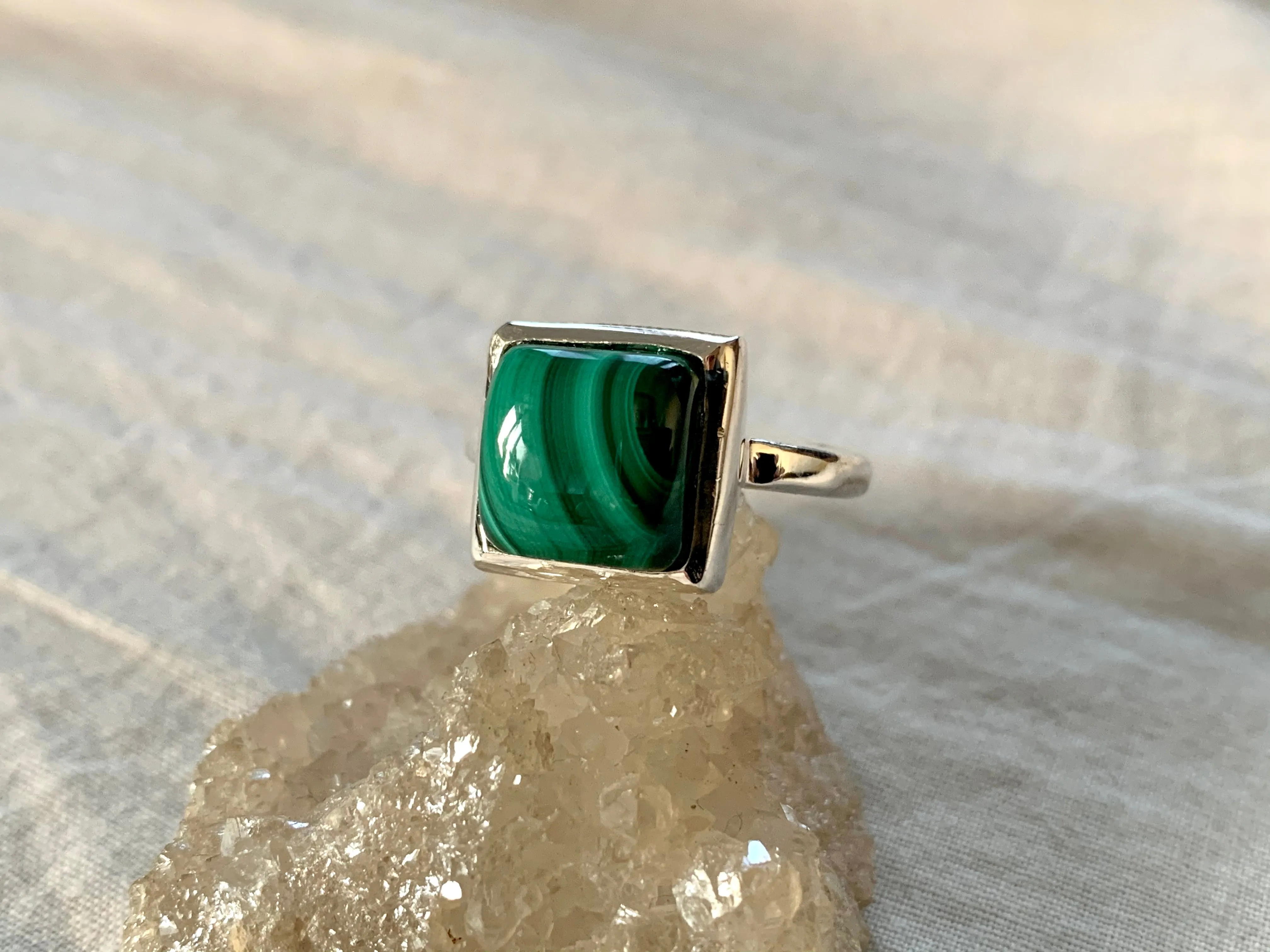 Malachite / Black Onyx / Lapis Lazuli Tozi Ring