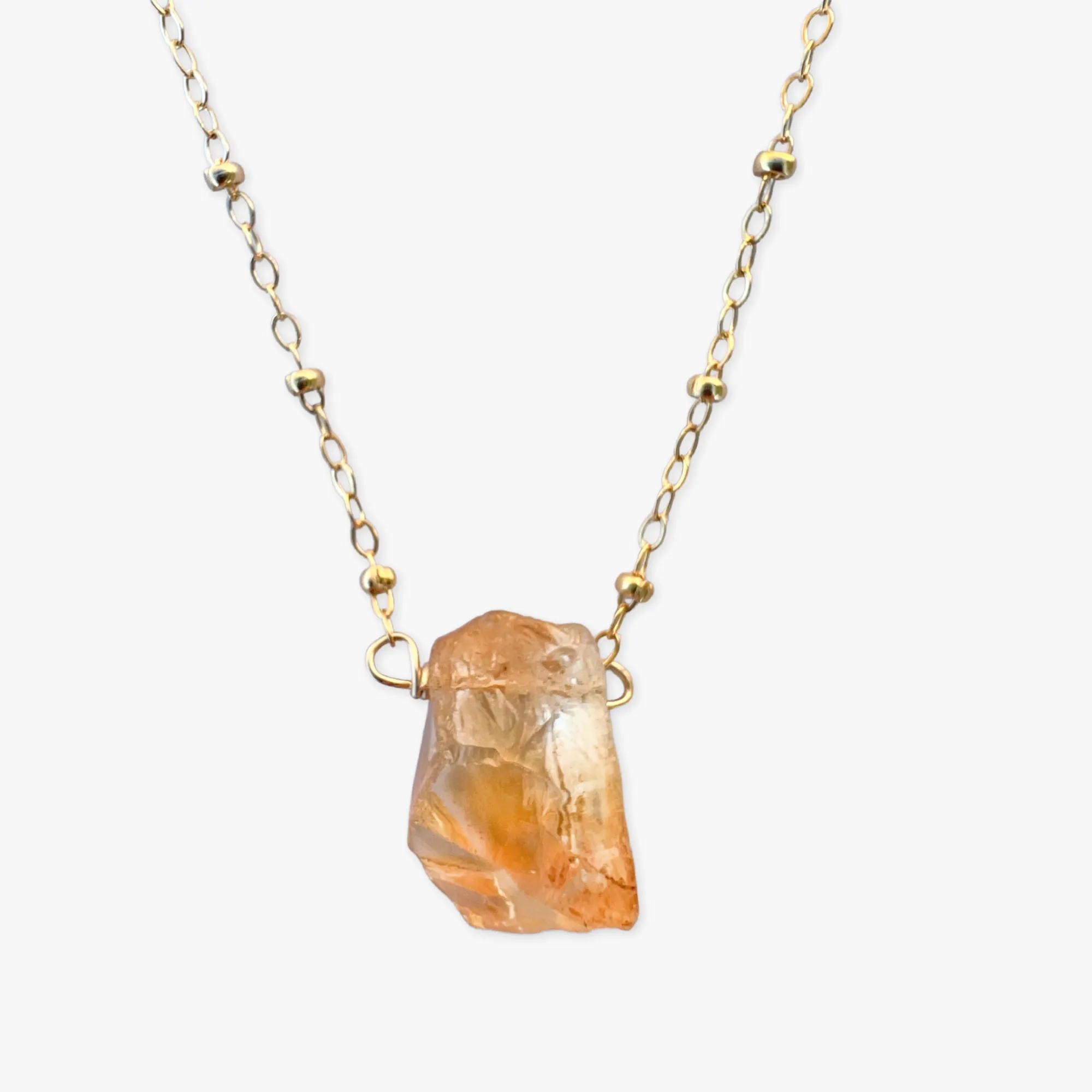 Men's Citrine Focused Energy Necklace