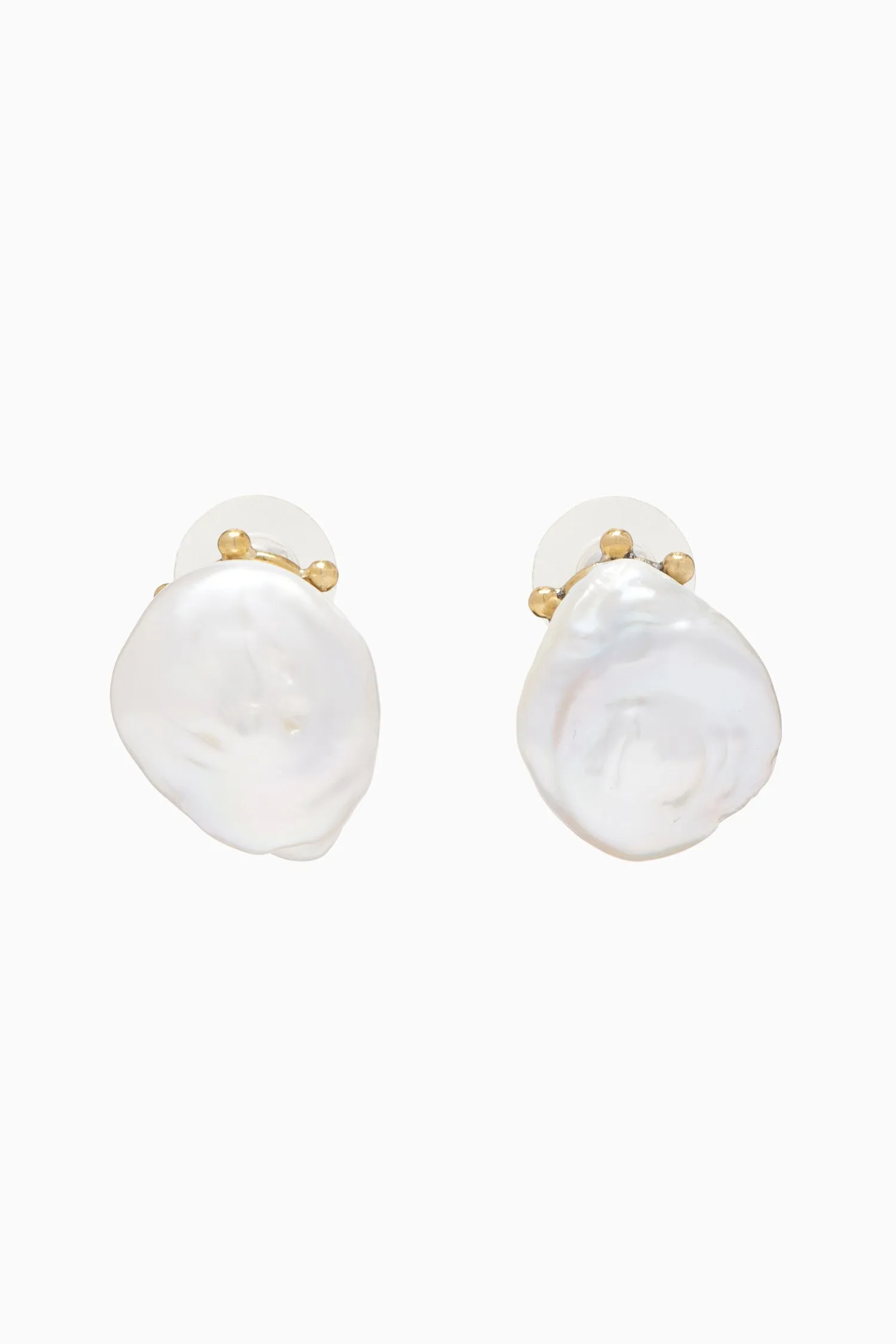 Mini Stone Stud - Pearl