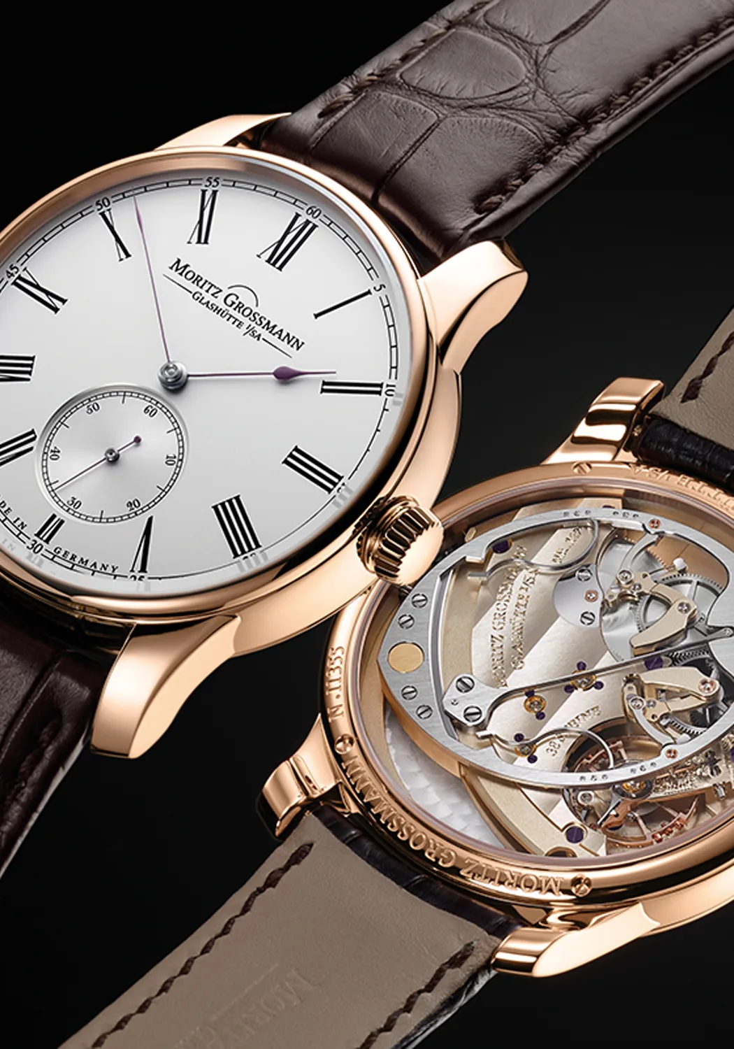 Moritz Grossmann Hamatic Rose Gold Opaline Dial