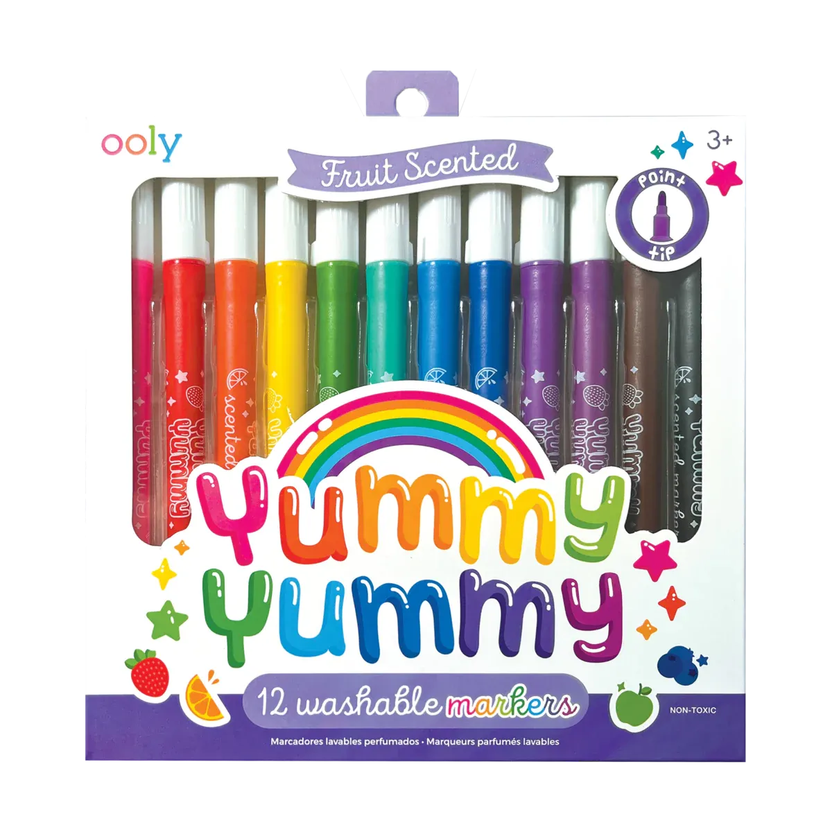 Ooly - Yummy Yummy Scented Markers - Set of 12