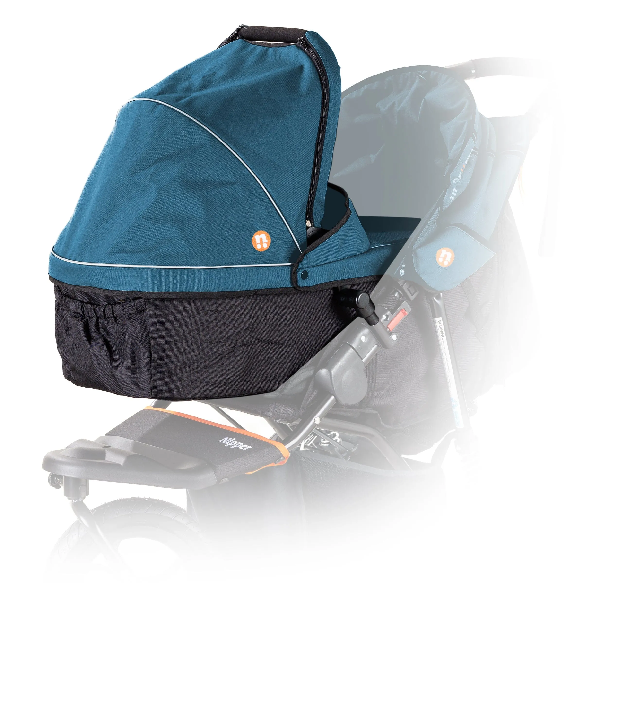 Out n About Single Carrycot - Highland Blue