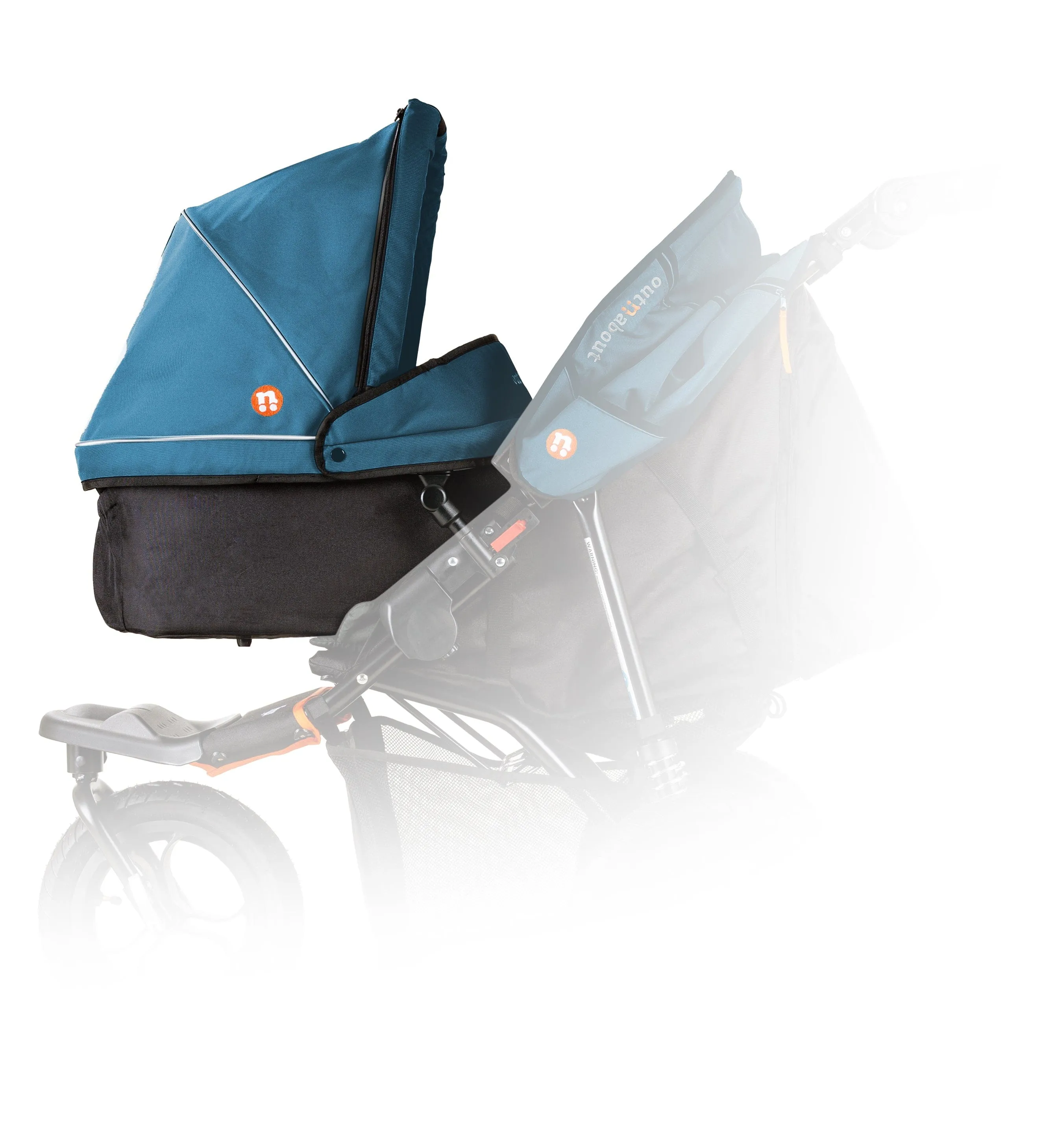 Out n About Single Carrycot - Highland Blue