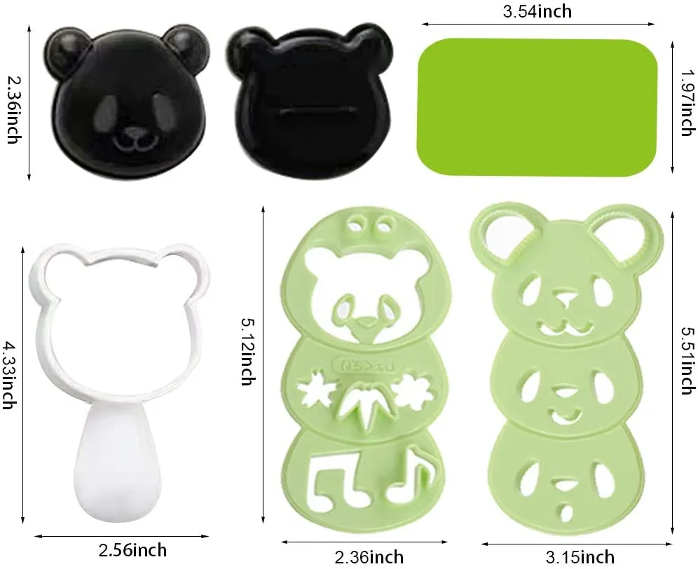 Panda Rice Mould Set