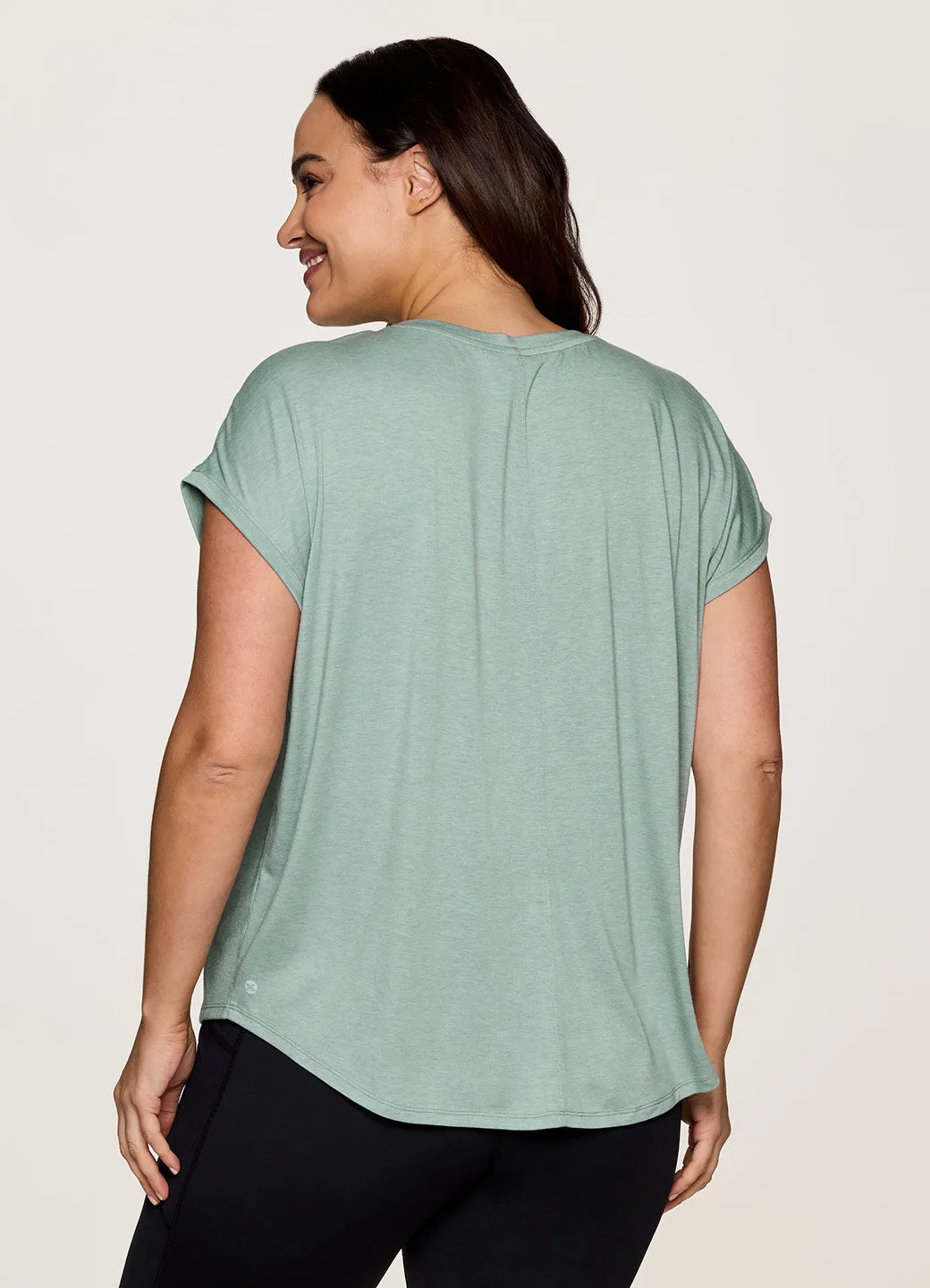 Plus Breezy Hi Low Tee