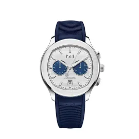 Polo Chronograph Watch 42Mm Dial Silver