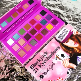 RUDE Blackjack Bad Girl Paleta de Sombras 21 Tonos