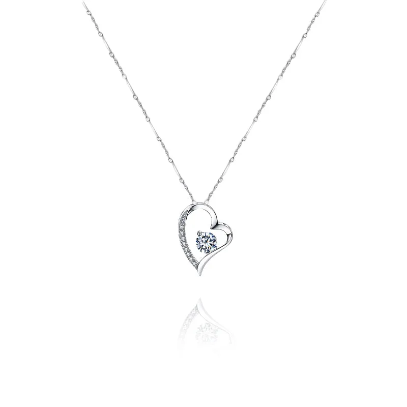 Siciry To My Loving Mom-Love Heart Necklace