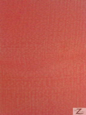 Solid Crystal Organza Fabric - 50 Yard Bolt - Cranberry