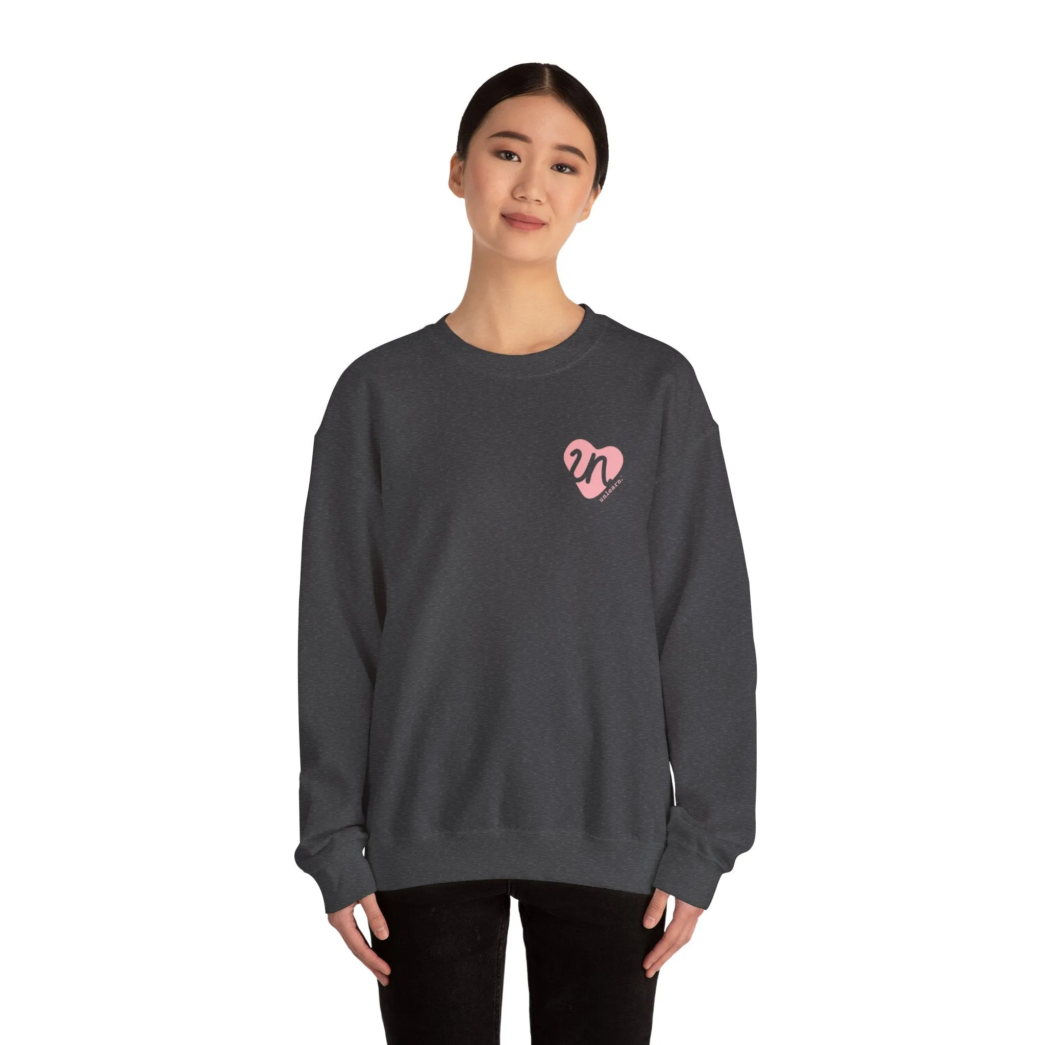 Spread Love Not Hate - Relaxed Fit Crewneck Sweatshirt