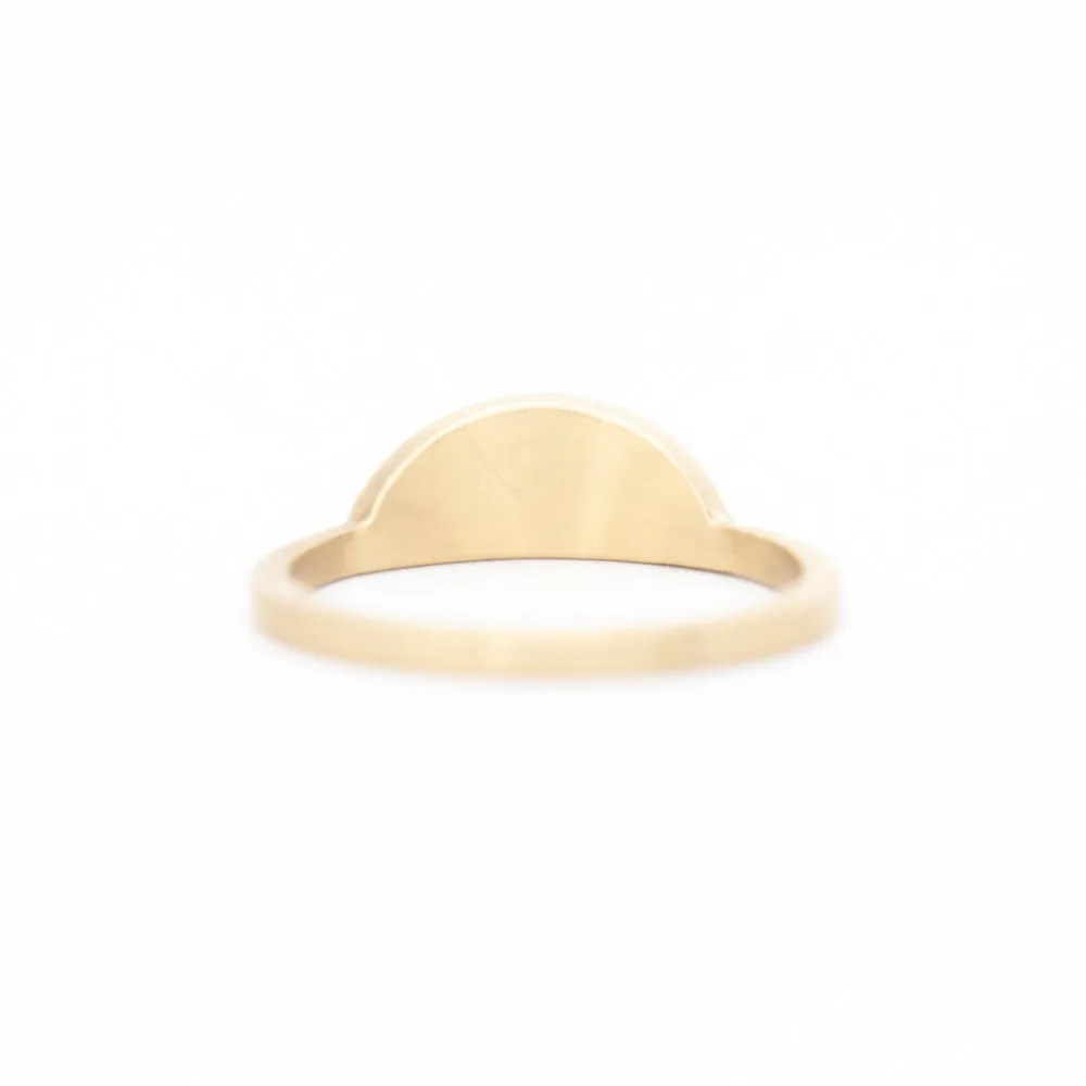 Sundial Pavé Stacker Ring