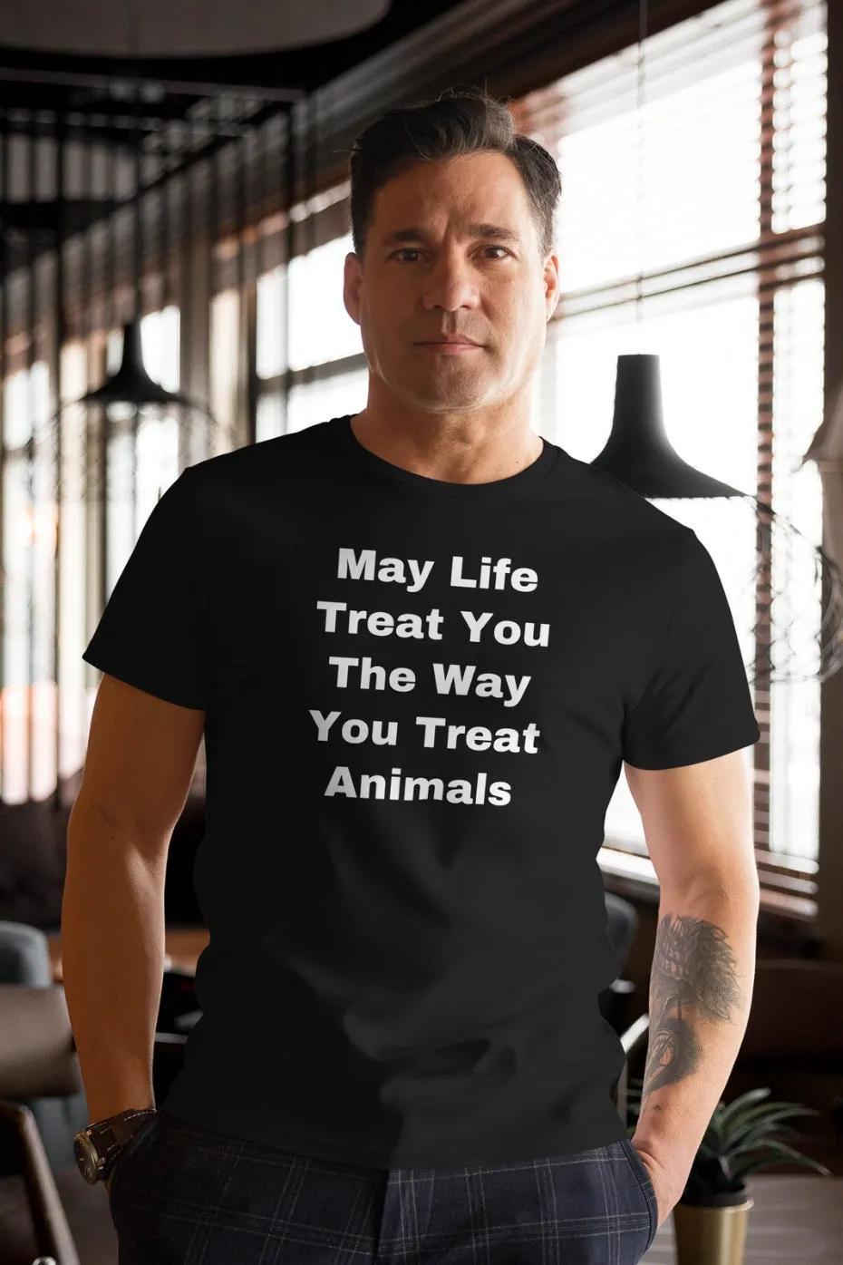 The Way You Treat Animals Unisex t-shirt